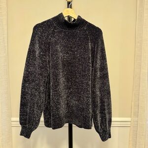 LOFT Chenille Black Sweater | Size M